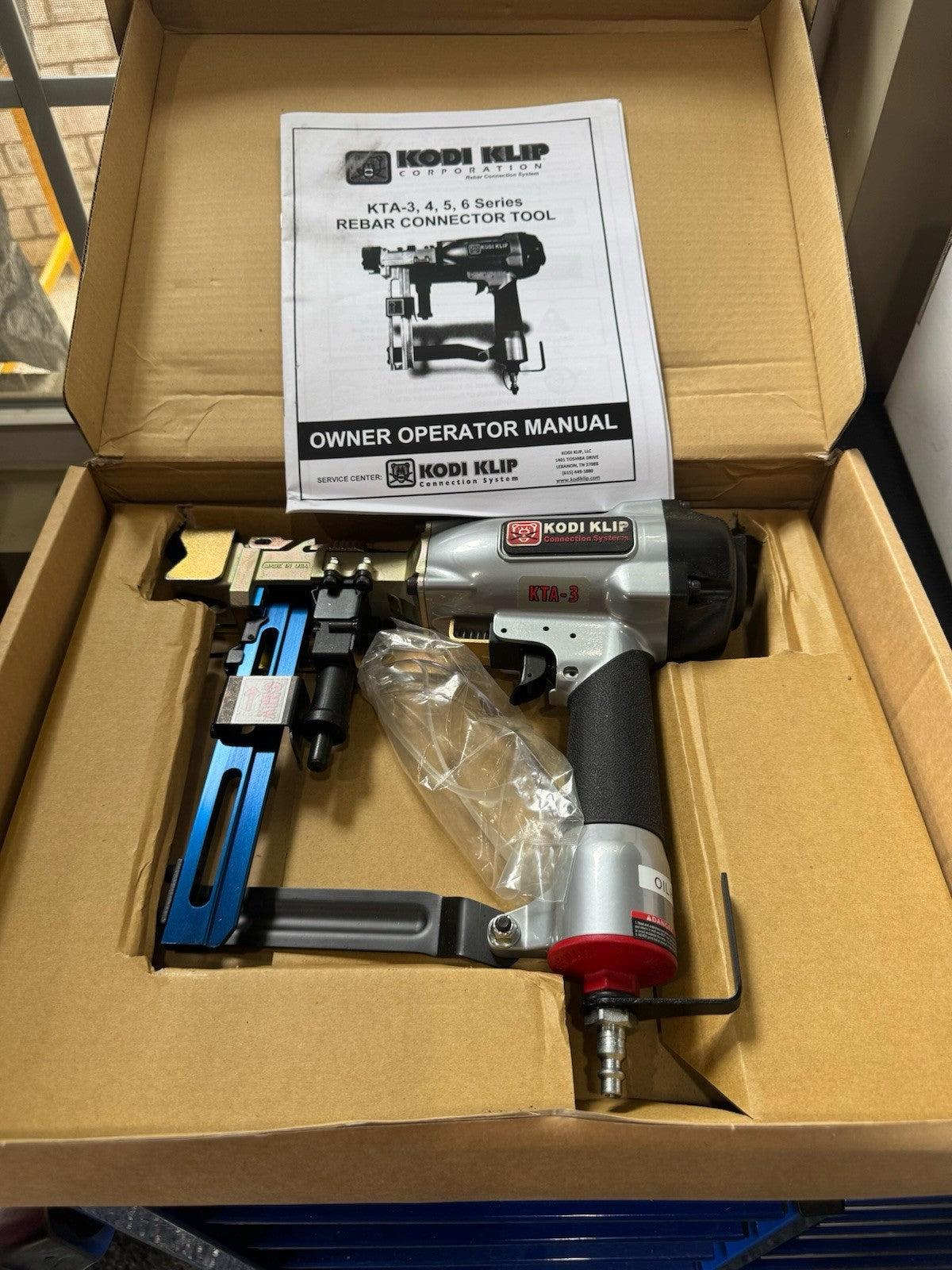 Kodi Klip KTA-3 Pneumatic Tool Rebar Connecting System Gun New