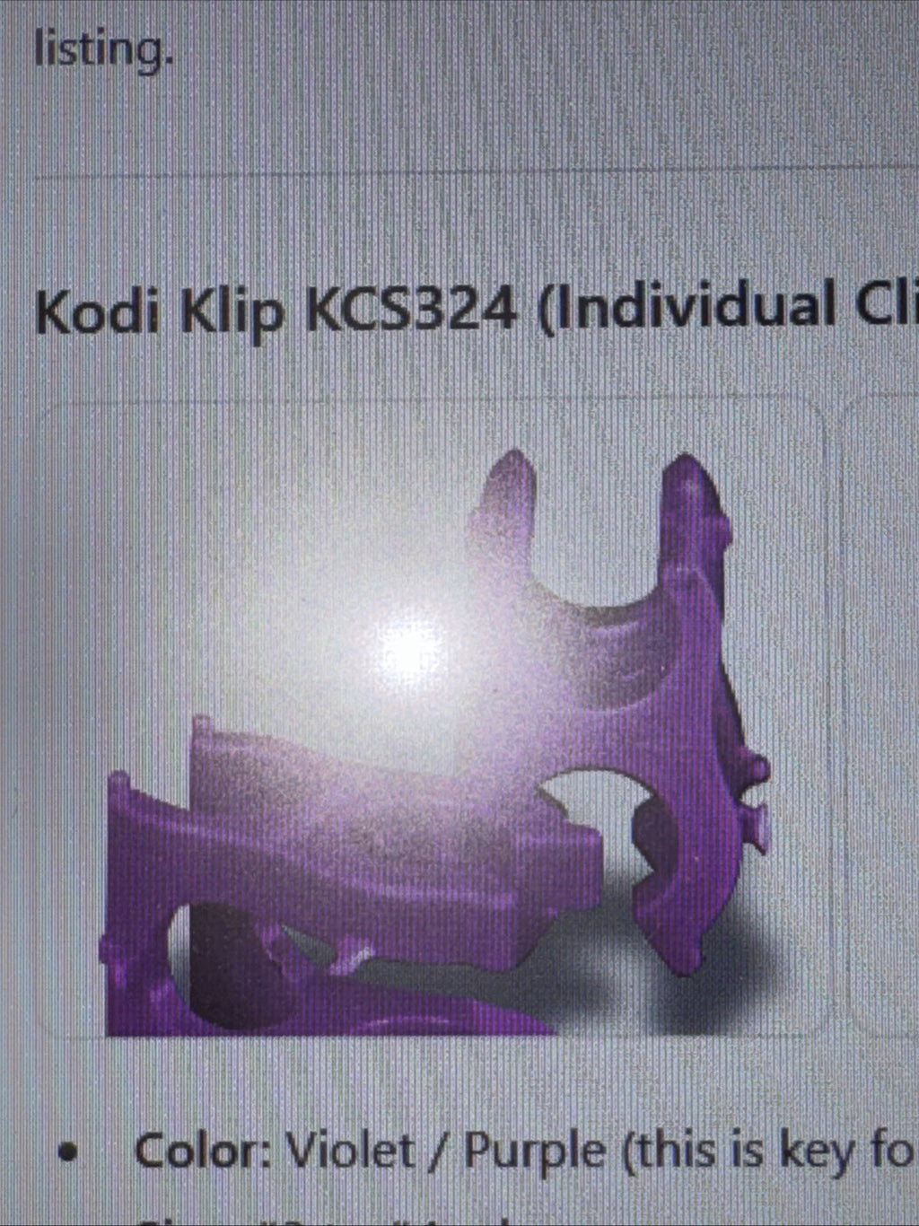 Kodi Klips KCS 324 #3 to #4 Rebar Clips 1568 Per Box (NEW)