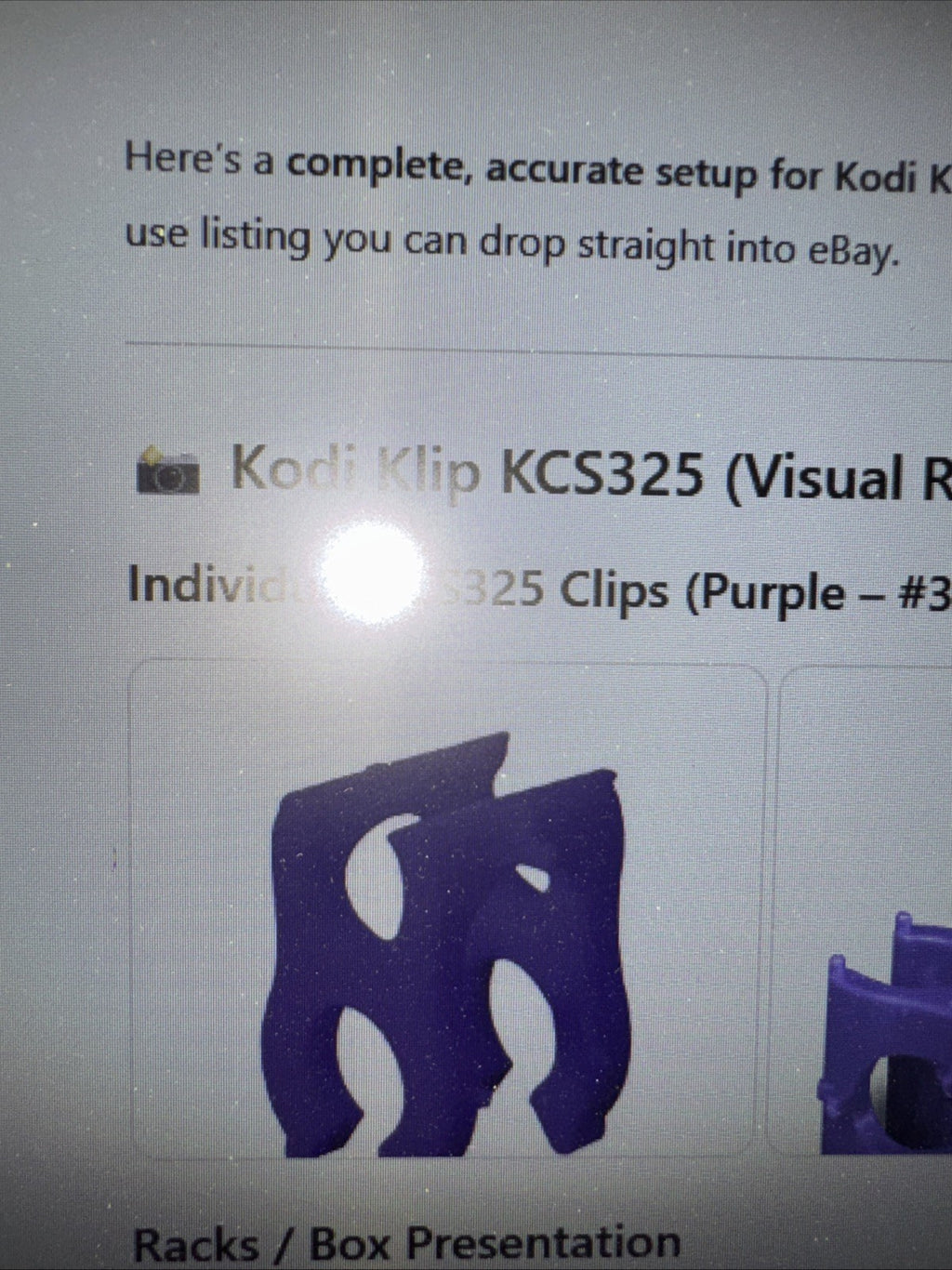 Kodi Klips KCS 325 #3 to #5 Rebar Clips 1008 Per Box (NEW)