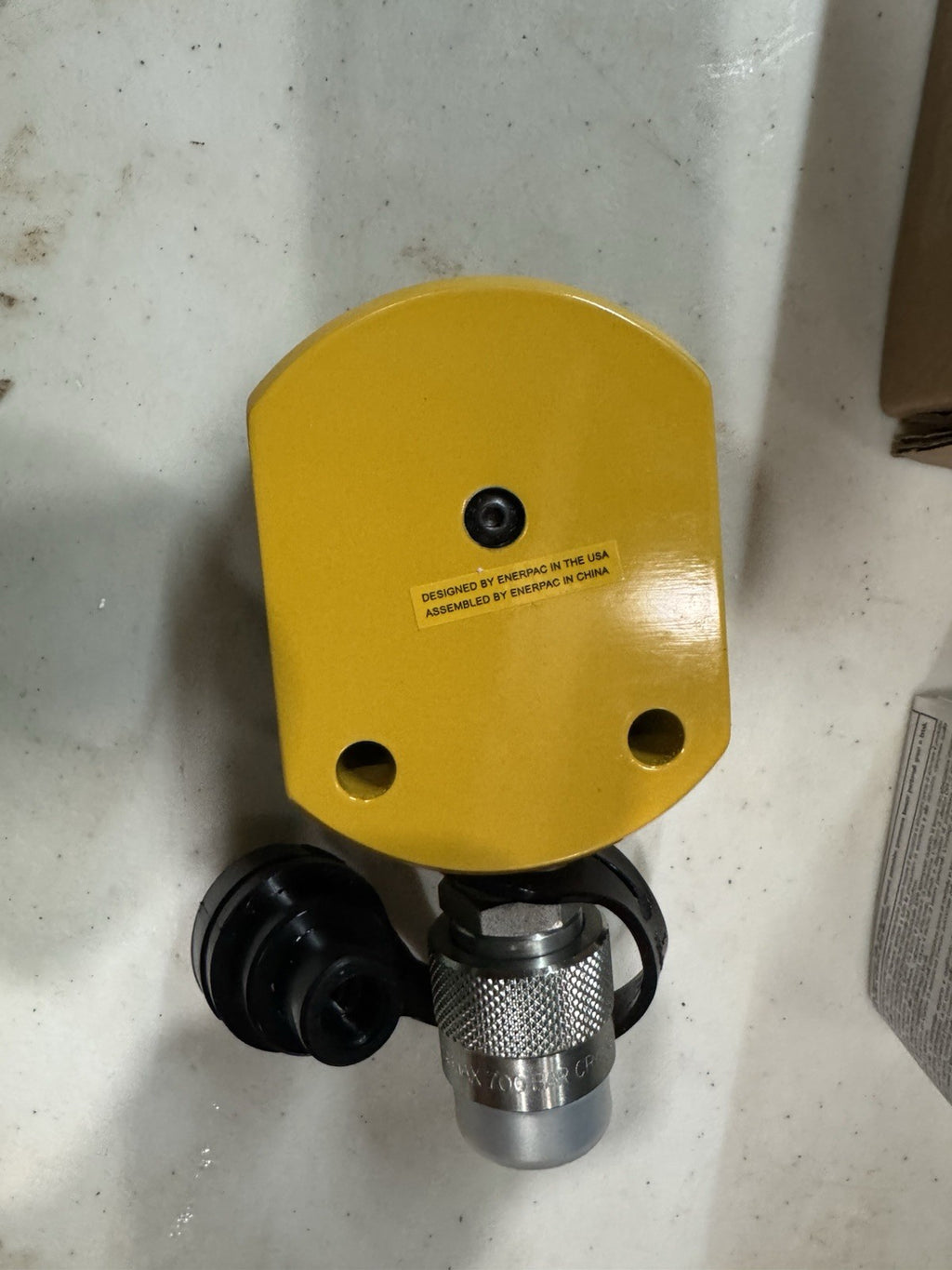 Enerpac Rsm-200 20 Ton Low Height Flat Jac Hydraulic RAM Cylinder 2in Inch