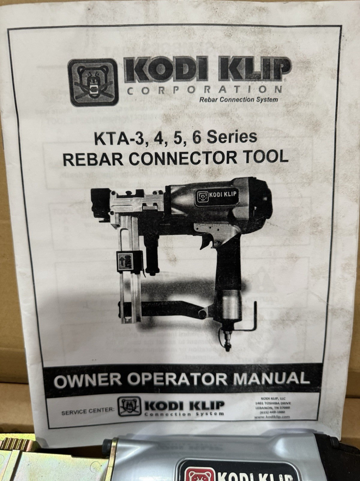 Kodi Klip KTA-6 Pneumatic Tool Rebar Connecting System Gun New