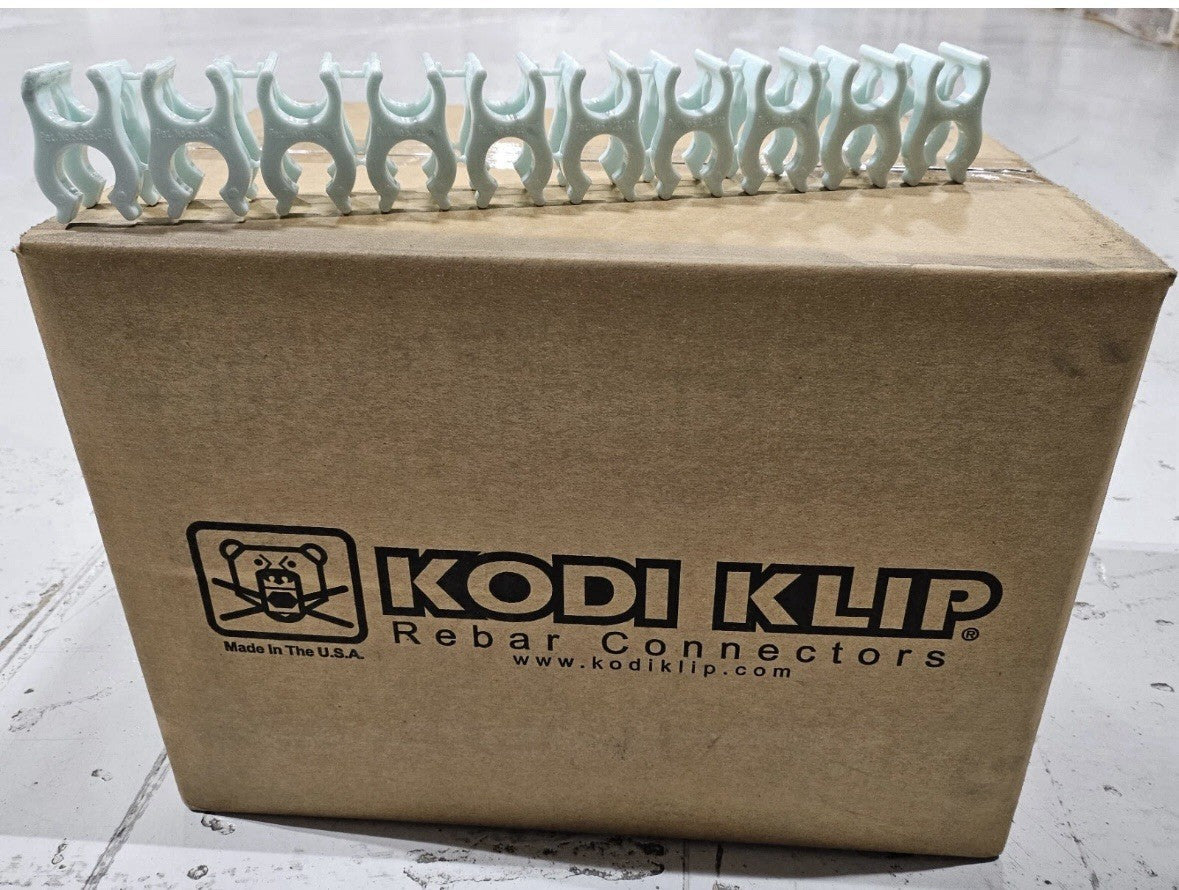 New In Box KCS526 Kodi Klips Rebar Connectors #5 to #6 Rebar 600 Clips per box