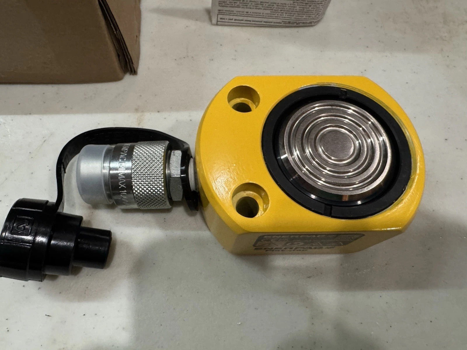 Enerpac Rsm-200 20 Ton Low Height Flat Jac Hydraulic RAM Cylinder 2in Inch